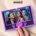 Neon Birthday Photo Booth Template | Landscape Layout | Editable Photoshop Template, Instant Download