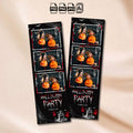 Halloween Party Photo Booth Strip Template | Spooky Gothic Design | 2x6 Photostrip Template, Instant Download